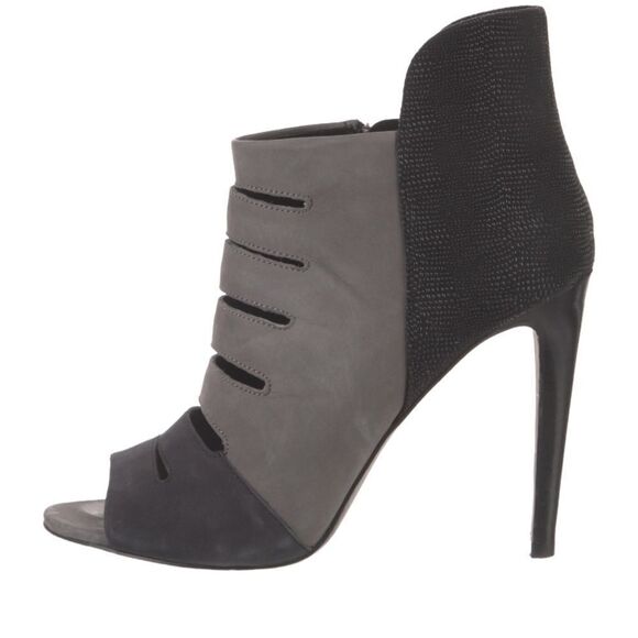 REBECCA MINKOFF Reagan Suede Cut out Stiletto Heels - Picture 2 of 10